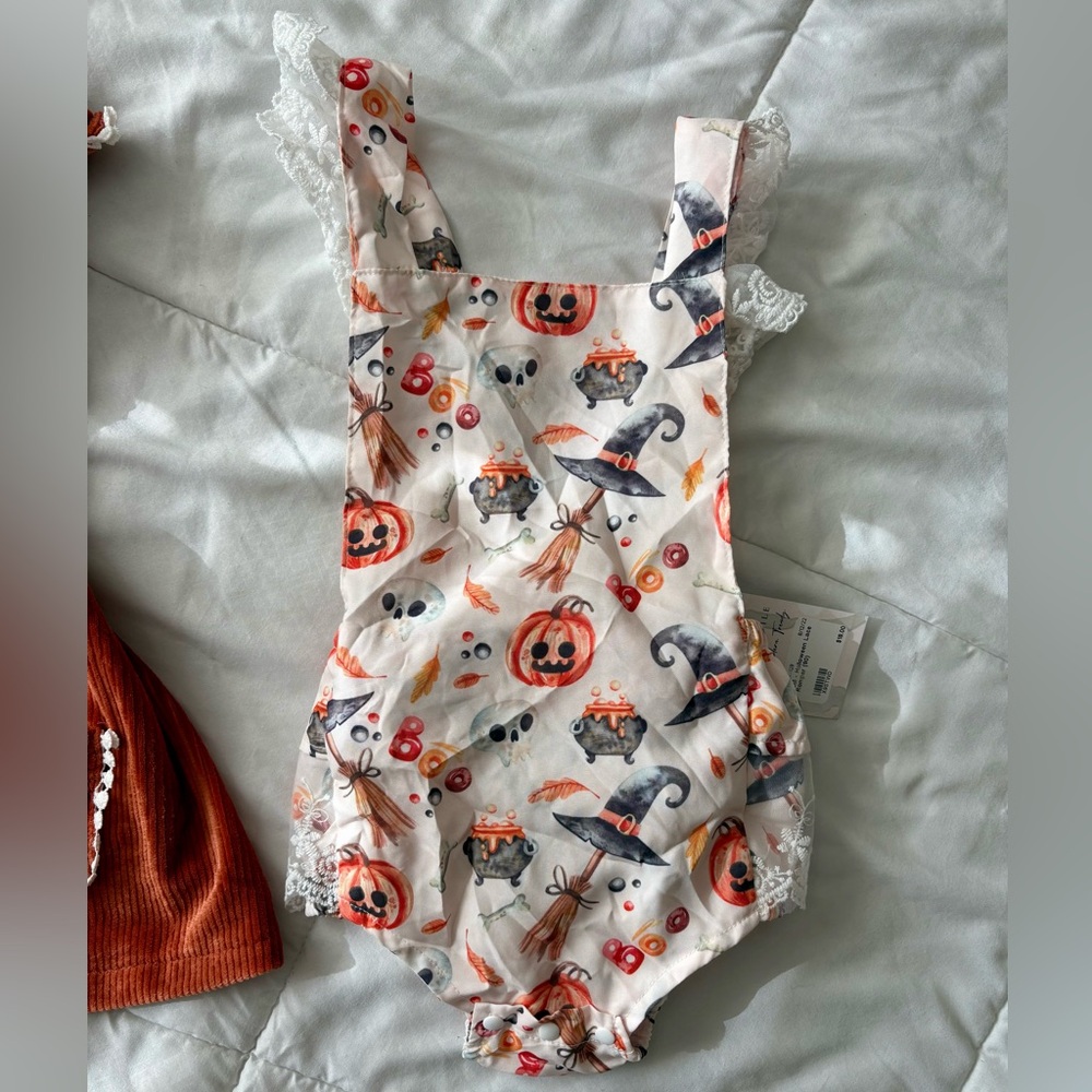 Halloween Themed Baby Romper